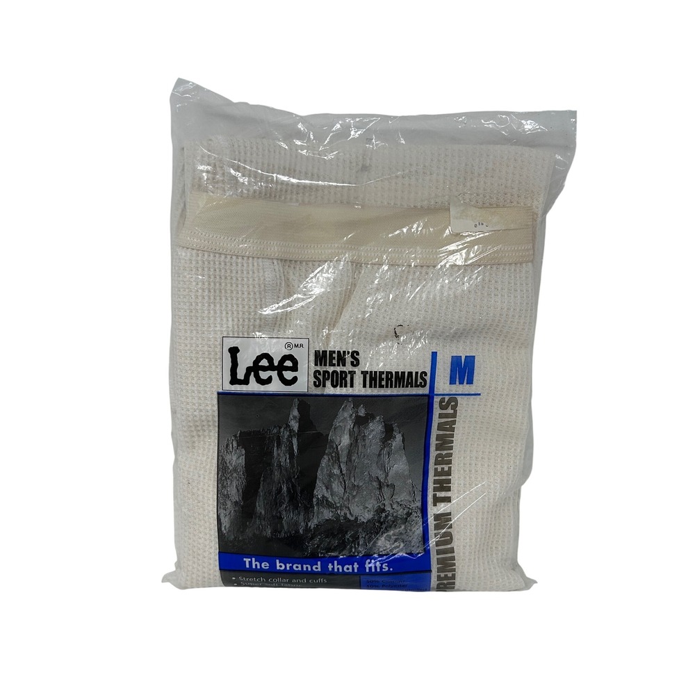 Vintage 70s 80s Lee Men's Sport Thermals Set M Shirt Pants NOS Sealed USA